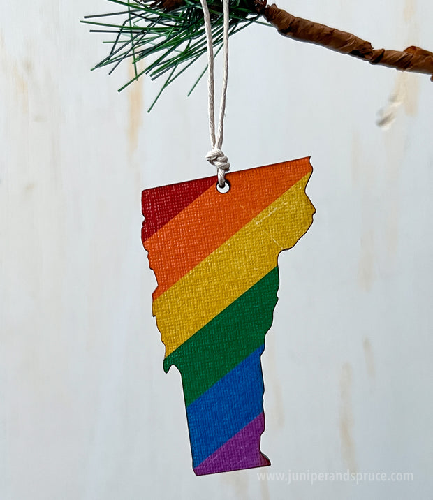 Vermont Pride Ornament Magnet