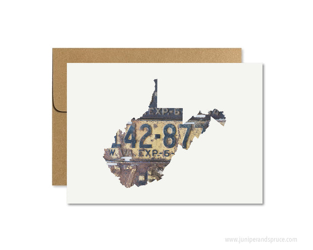 West Virginia Home Greeting Card