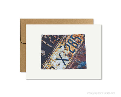 Wyoming Home Greeting Card
