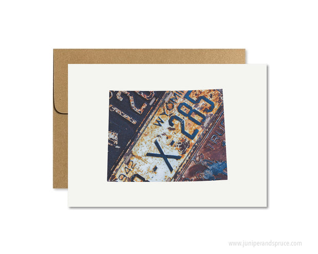 Wyoming Home Greeting Card