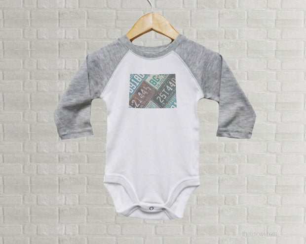 Colorado Baby Onesie | Romper | Vintage License Plate Art