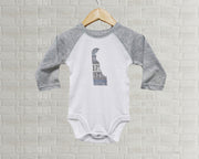 Delaware Baby Onesie | Romper | Vintage License Plate Art