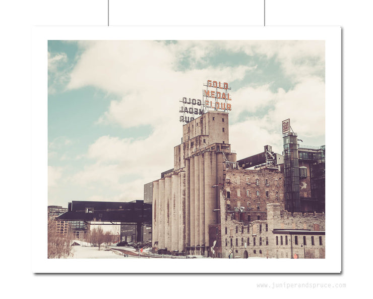 Minneapolis Mill City Ruins - Photography Print