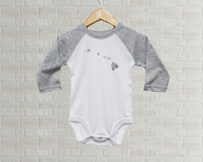 Hawaii Baby Onesie | Romper | Vintage License Plate Art