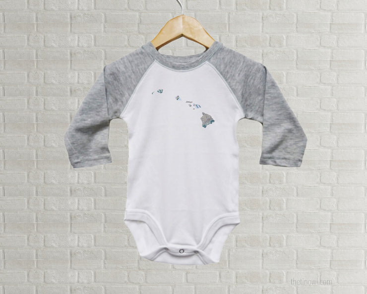 Hawaii Baby Onesie | Romper | Vintage License Plate Art