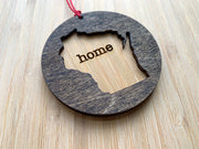 Wisconsin Wooden Ornament (Multiple Styles)