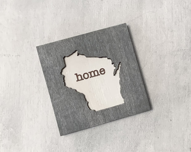 Wisconsin Love Art Magnet