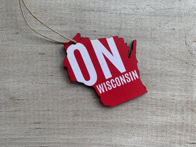 On Wisconsin Badgers Ornament
