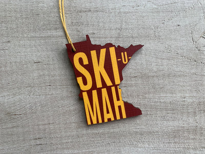 Minnesota Ski-U-Mah Ornament or Magnet