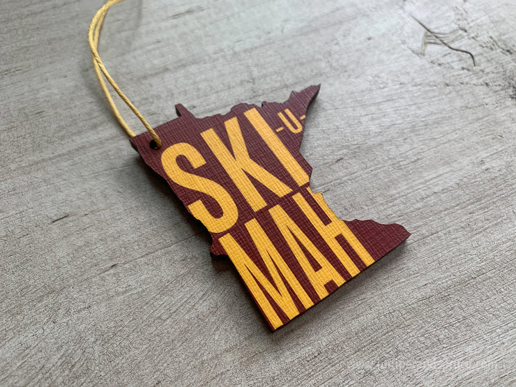 Minnesota Ski-U-Mah Ornament or Magnet