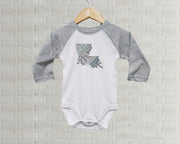 Louisiana Baby Onesie | Romper | Vintage License Plate Art