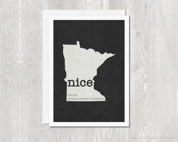 Greeting Card - Minnesota Nice