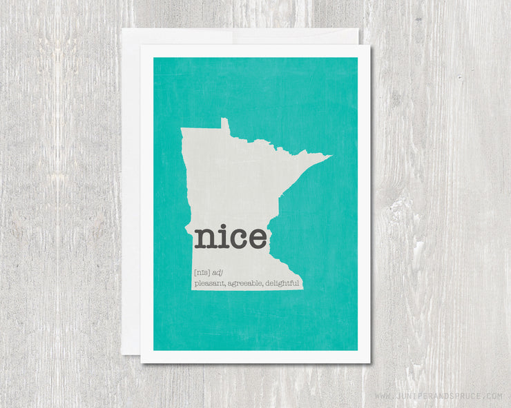 Greeting Card - Minnesota Nice