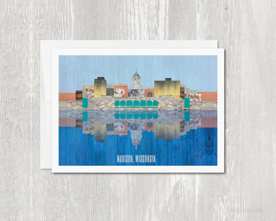 Madison Skyline Greeting Card