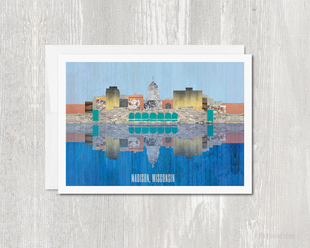 Madison Skyline Greeting Card