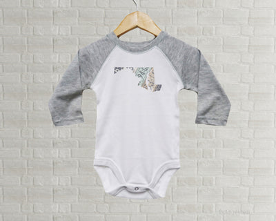 Maryland Baby Onesie | Romper | Vintage License Plate Art