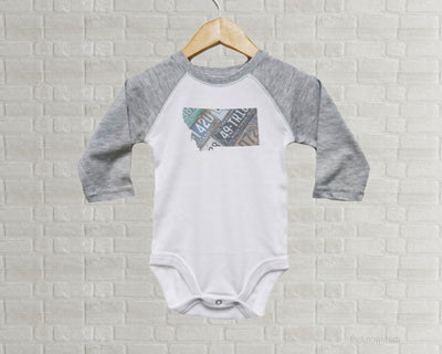 Montana Baby Onesie | Romper | Vintage License Plate Art
