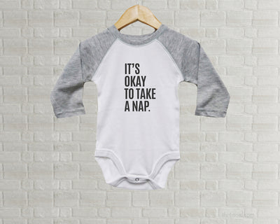Baby Romper - It's Okay To Take A Nap