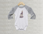 New Hampshire Baby Onesie | Romper | Vintage License Plate Art