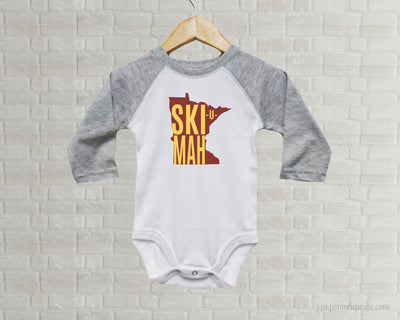 Minnesota Gophers Baby One Piece - Ski U Mah