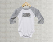 South Dakota Baby Bodysuit | Romper | Vintage License Plate Art