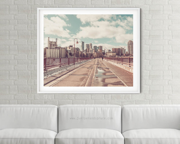 Minneapolis Stone Arch Bridge - Photography Print