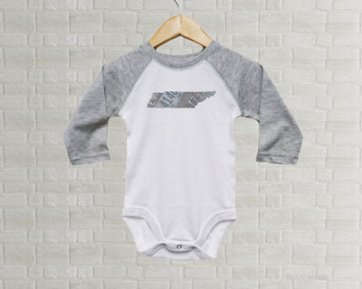 Tennessee Baby Bodysuit | Romper | Vintage License Plate Art