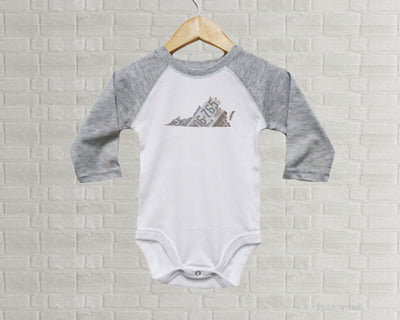 Virginia Baby Bodysuit | Romper | Vintage License Plate Art