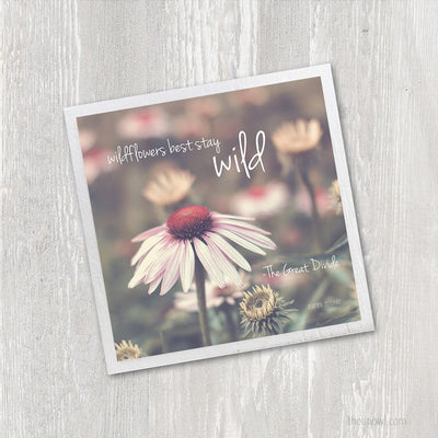 Art Magnet - Wildflowers Best Stay Wild