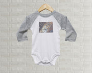 Wyoming Baby Bodysuit | Romper | Vintage License Plate Art