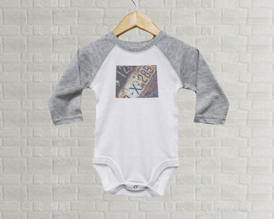 Wyoming Baby Bodysuit | Romper | Vintage License Plate Art