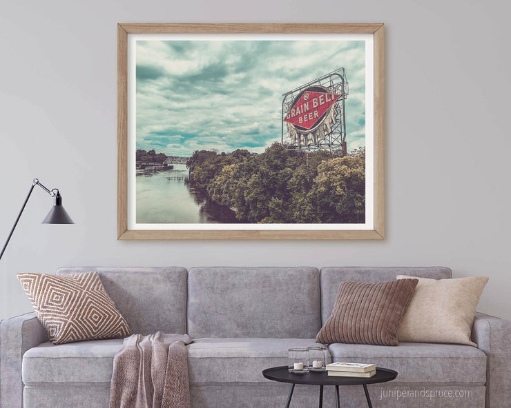 Minneapolis Grain Belt Sign - Photography Print