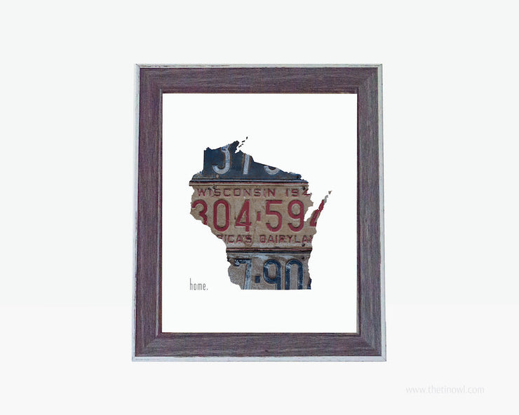 Wisconsin Home Print