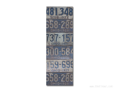 Bookmark - Vintage Ohio License Plates