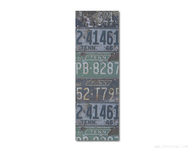 Bookmark - Vintage Tennessee License Plates