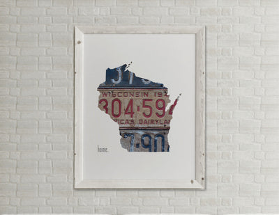 Wisconsin Home Print