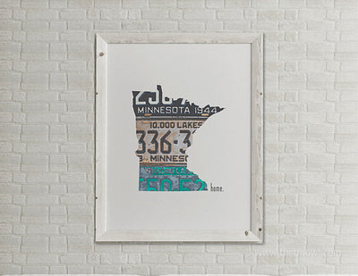 Minnesota Home Print