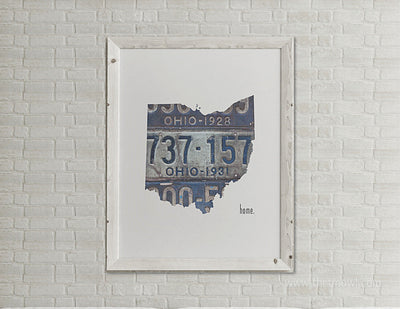 Ohio Home Print