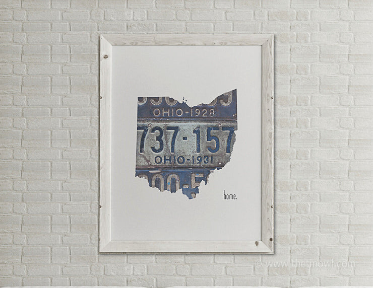 Ohio Home Print