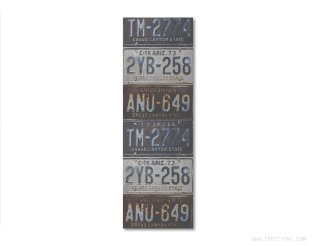 Bookmark - Vintage Arizona License Plates