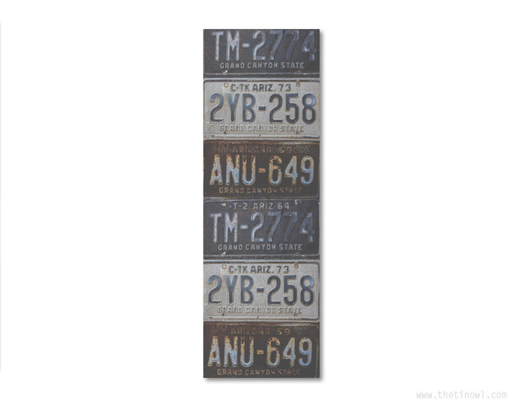 Bookmark - Vintage Arizona License Plates