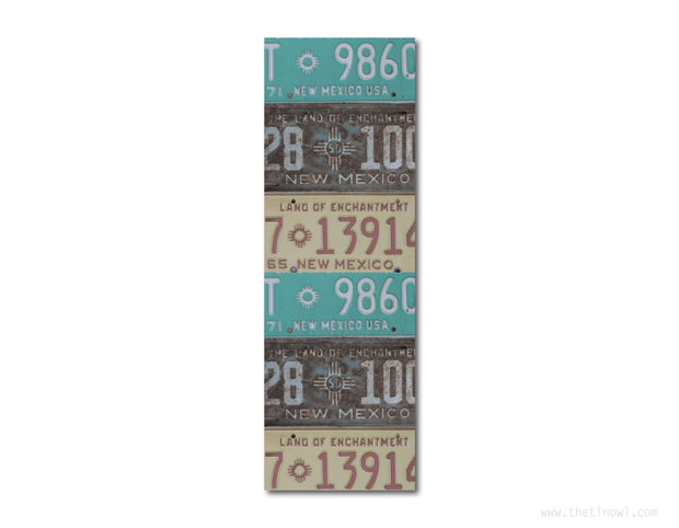 Bookmark - Vintage New Mexico License Plates