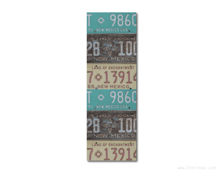 Bookmark - Vintage New Mexico License Plates