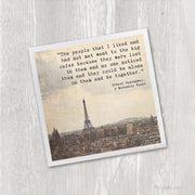 Magnet - Hemingway in Paris