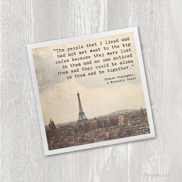 Magnet - Hemingway in Paris