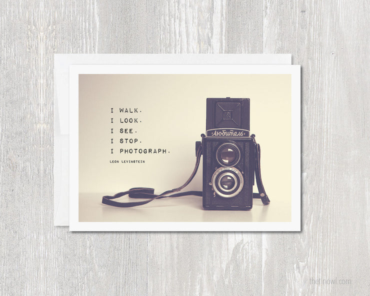 Greeting Card - Photographer