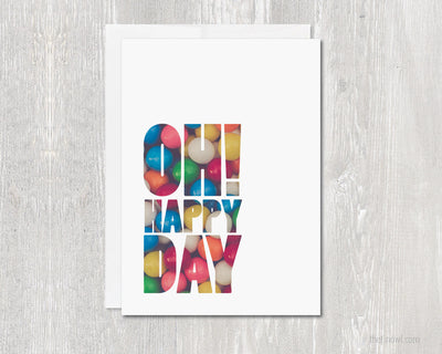 Greeting Card - Oh Happy Day