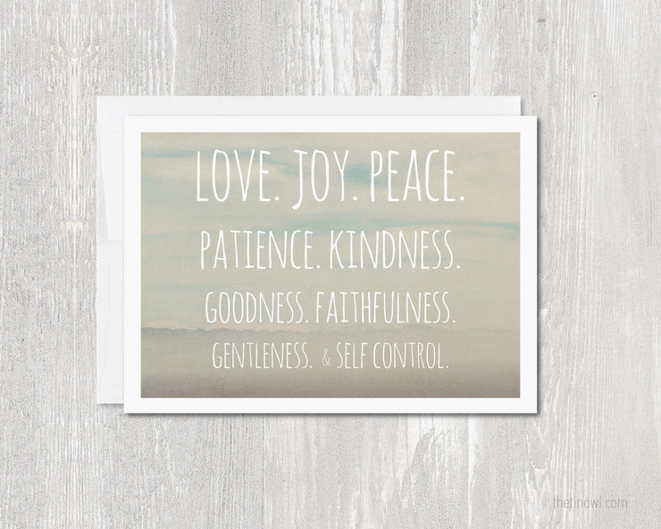 Greeting Card - Fruits of the Spirit