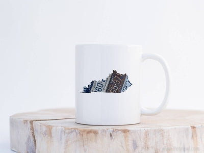 Kentucky Vintage License Plate Mug | Coffee Mug 11 oz