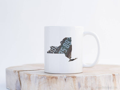 New York Vintage License Plate Mug | Coffee Mug 11 oz